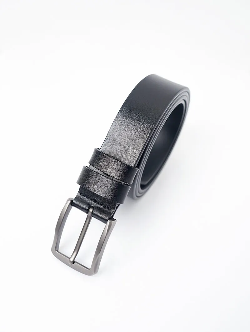 Ceinture en cuir à boucle